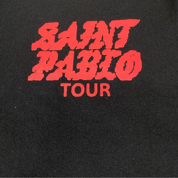 Kanye West Saint Pablo Tour General Admission Men’s Black Long-sleeves Size 2XL - Picture 3 of 9